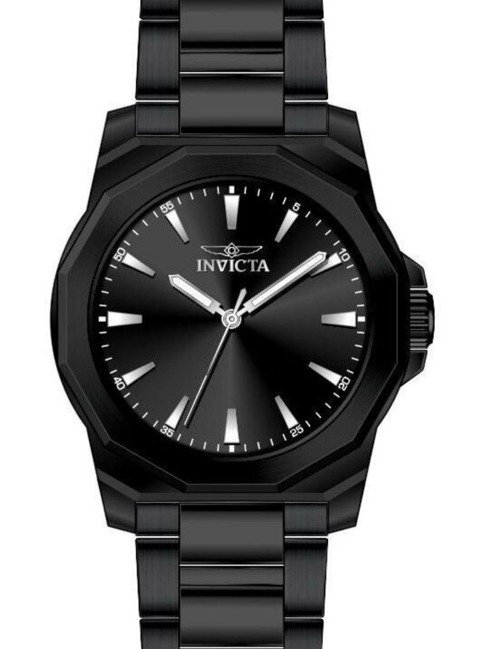 Invicta Black on Black Ion-Plated Stainless Steel Bracelet Watch - Picture 9 of 9